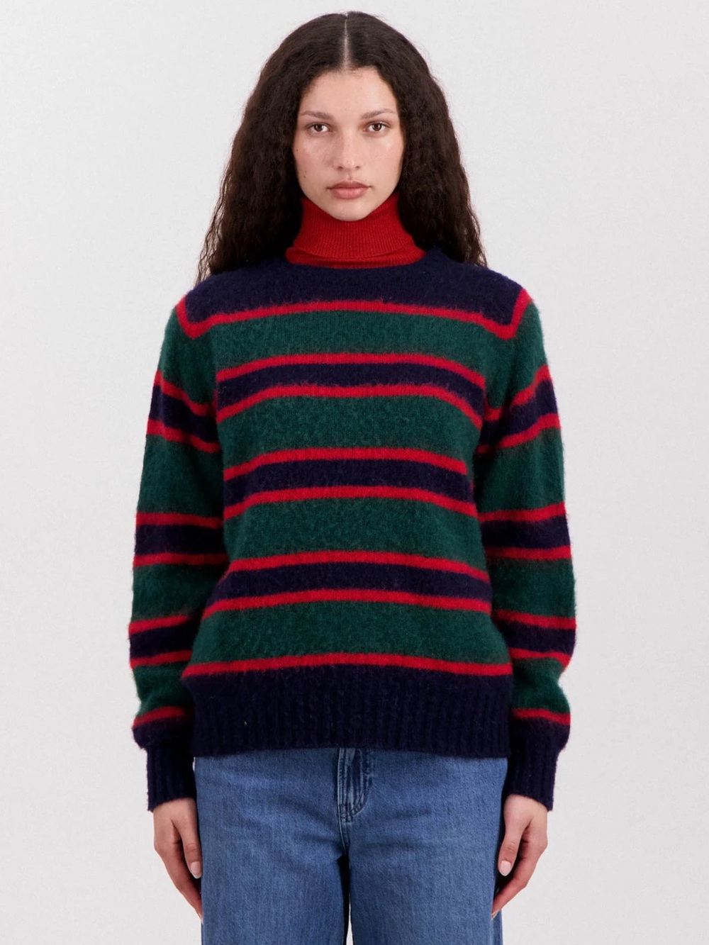 Howlin' Knit Sweater in Space Cat Navy, Small